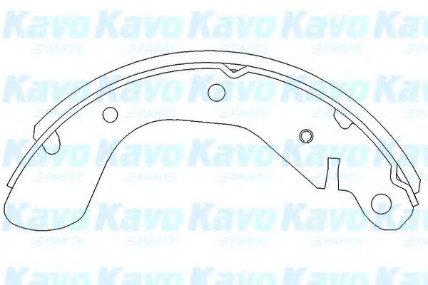 KAVO PARTS KBS-1403 Тормозные колодоки для DAEWOO LACETTI (Дэу Лачетти) KAVO PARTS KBS-1403 Тормозные колодоки для DAEWOO LACETTI (Дэу Лачетти)