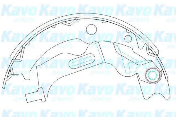 KAVO PARTS KBS-1405 Тормозные колодоки для CHEVROLET EPICA (Шевроле Эпиcа) KAVO PARTS KBS-1405 Тормозные колодоки для CHEVROLET EPICA (Шевроле Эпиcа)