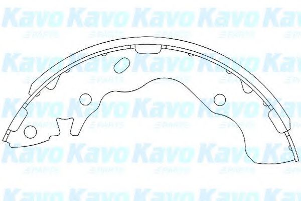 KAVO PARTS KBS-3402 Тормозные колодоки для KIA FORTE (Киа Фортэ) KAVO PARTS KBS-3402 Тормозные колодоки для KIA FORTE (Киа Фортэ)