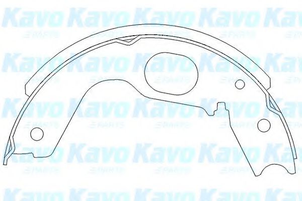 KAVO PARTS KBS-6402 Тормозные колодоки для MITSUBISHI CHALLENGER (Митсубиши/митсубиси Чаллэнгэр) KAVO PARTS KBS-6402 Тормозные колодоки для MITSUBISHI CHALLENGER (Митсубиши/митсубиси Чаллэнгэр)