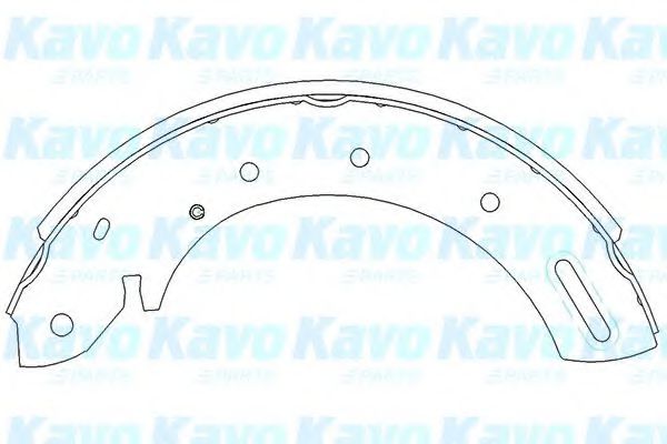 KAVO PARTS KBS-7406 Тормозные колодоки для NISSAN VANETTE CARGO (Ниссан Vанэттэ cарго) KAVO PARTS KBS-7406 Тормозные колодоки для NISSAN VANETTE CARGO (Ниссан Vанэттэ cарго)
