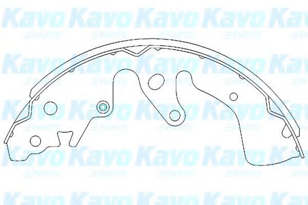 KAVO PARTS KBS-8901 Тормозные колодоки для SUZUKI GRAND ESCUDO II (Сузуки Гранд эсcудо 2) KAVO PARTS KBS-8901 Тормозные колодоки для SUZUKI GRAND ESCUDO II (Сузуки Гранд эсcудо 2)