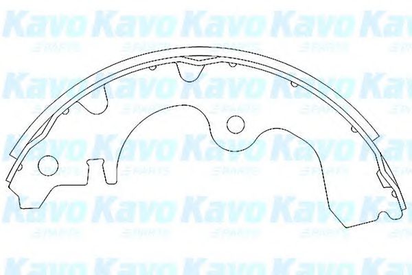 KAVO PARTS KBS-9902 Тормозные колодоки для TOYOTA PASEO (Тойота/тоета Пасэо) KAVO PARTS KBS-9902 Тормозные колодоки для TOYOTA PASEO (Тойота/тоета Пасэо)