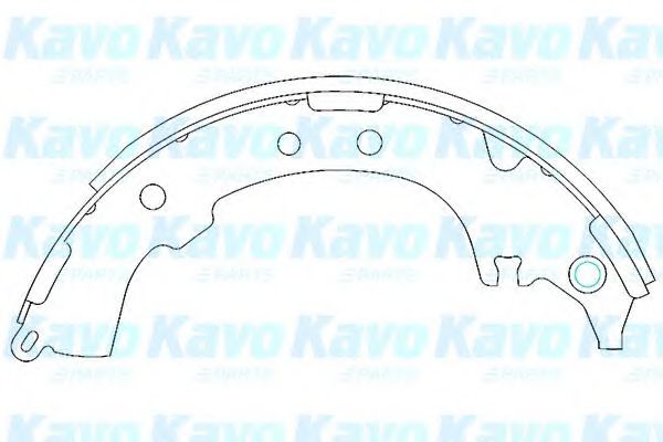 KAVO PARTS KBS-9903 Тормозные колодоки для TOYOTA IPSUM (Тойота/тоета Ипсум) KAVO PARTS KBS-9903 Тормозные колодоки для TOYOTA IPSUM (Тойота/тоета Ипсум)