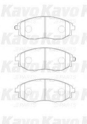 KAVO PARTS BP-1014 Тормозные колодки для DAEWOO TOSCA (Дэу Тосcа) KAVO PARTS BP-1014 Тормозные колодки для DAEWOO TOSCA (Дэу Тосcа)