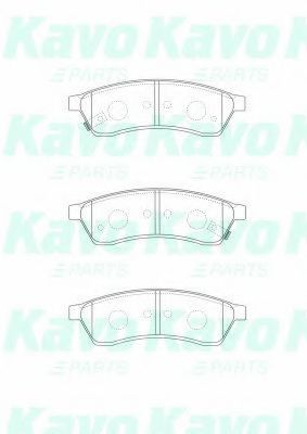 KAVO PARTS BP-1015 Тормозные колодки для DAEWOO TOSCA (Дэу Тосcа) KAVO PARTS BP-1015 Тормозные колодки для DAEWOO TOSCA (Дэу Тосcа)