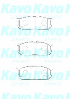 KAVO PARTS BP-1520 Тормозные колодки для DAIHATSU EXTOL (Дайхатсу Эxтол) KAVO PARTS BP-1520 Тормозные колодки для DAIHATSU EXTOL (Дайхатсу Эxтол)