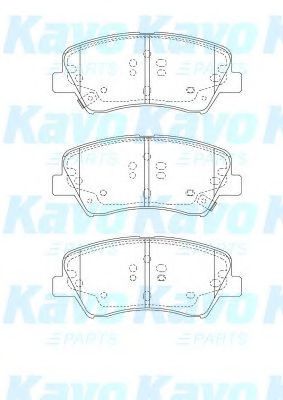 KAVO PARTS BP-3047 Тормозные колодки для HYUNDAI FLUIDIC ELANTRA (Хендай Флуидиc элантра) KAVO PARTS BP-3047 Тормозные колодки для HYUNDAI FLUIDIC ELANTRA (Хендай Флуидиc элантра)