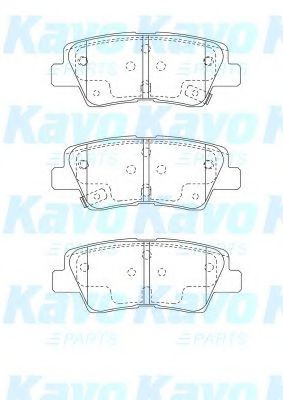 KAVO PARTS BP-3048 Тормозные колодки для HYUNDAI (Хендай) KAVO PARTS BP-3048 Тормозные колодки для HYUNDAI (Хендай)