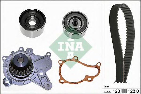 INA 530 0502 30 Комплект ремня ГРМ для KIA (Киа) INA 530 0502 30 Комплект ремня ГРМ для KIA (Киа)