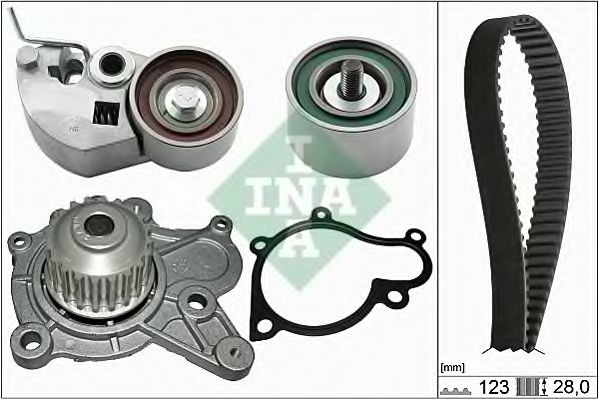 INA 530 0542 30 Комплект ремня ГРМ для KIA LOTZE (Киа Лотзэ) INA 530 0542 30 Комплект ремня ГРМ для KIA LOTZE (Киа Лотзэ)