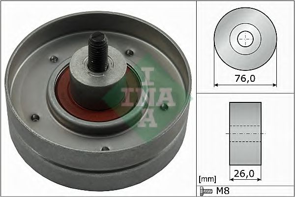 INA 532 0252 30 Паразитный ведущий ролик, поликлиновой ремень для FORD ORION II (Форд Орион 2) INA 532 0252 30 Паразитный ведущий ролик, поликлиновой ремень для FORD ORION II (Форд Орион 2)