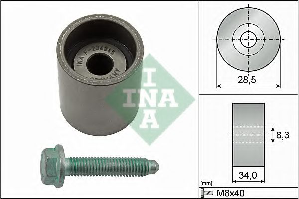 INA 532 0197 10 Паразитный Ведущий ролик, зубчатый ремень для VOLKSWAGEN JETTA VI (Фольксваген Джетта 6) INA 532 0197 10 Паразитный Ведущий ролик, зубчатый ремень для VOLKSWAGEN JETTA VI (Фольксваген Джетта 6)