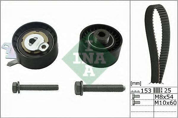 INA 530 0471 10 Комплект ремня ГРМ для PEUGEOT 407 (Пежо 407) INA 530 0471 10 Комплект ремня ГРМ для PEUGEOT 407 (Пежо 407)