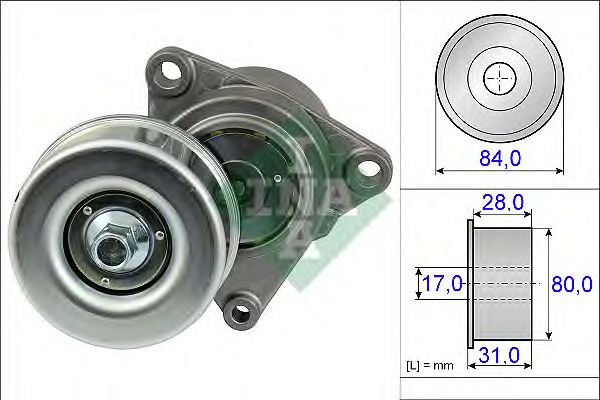 INA 534 0359 10 Натяжитель ремня, клиновой зубча для NISSAN PRIMERA (Ниссан Примера) INA 534 0359 10 Натяжитель ремня, клиновой зубча для NISSAN PRIMERA (Ниссан Примера)