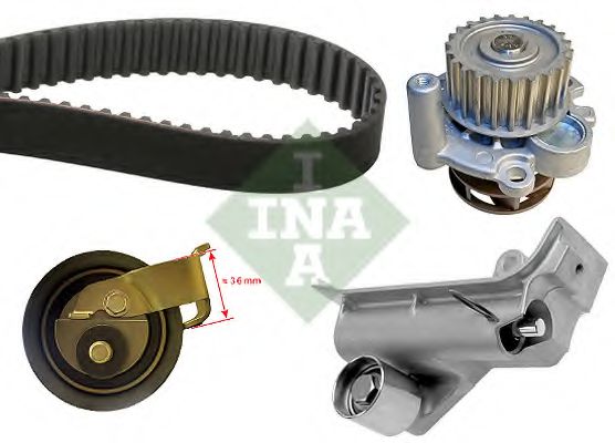 INA 530 0345 30 Комплект ремня ГРМ для SEAT LEON (Сеат Леон) INA 530 0345 30 Комплект ремня ГРМ для SEAT LEON (Сеат Леон)