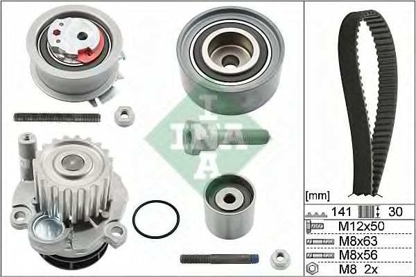INA 530 0463 30 Комплект ремня ГРМ для VOLKSWAGEN RABBIT V (Фольксваген Раббит v) INA 530 0463 30 Комплект ремня ГРМ для VOLKSWAGEN RABBIT V (Фольксваген Раббит v)