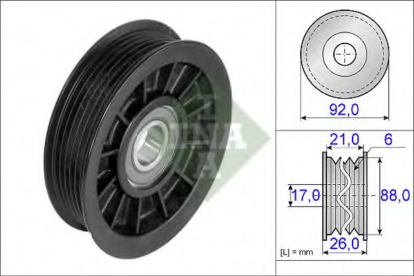 INA 532 0273 20 Паразитный ведущий ролик, поликлиновой ремень для JEEP CHEROKEE (Джип Чироки) INA 532 0273 20 Паразитный ведущий ролик, поликлиновой ремень для JEEP CHEROKEE (Джип Чироки)