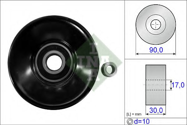 INA 532 0487 10 Паразитный ведущий ролик, поликлиновой ремень для DODGE DAKOTA (Додж Дакота) INA 532 0487 10 Паразитный ведущий ролик, поликлиновой ремень для DODGE DAKOTA (Додж Дакота)