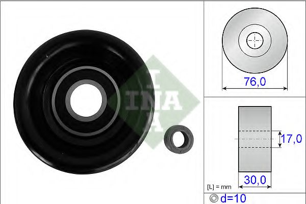 INA 532 0493 10 Паразитный ведущий ролик, поликлиновой ремень для DODGE DAKOTA (Додж Дакота) INA 532 0493 10 Паразитный ведущий ролик, поликлиновой ремень для DODGE DAKOTA (Додж Дакота)