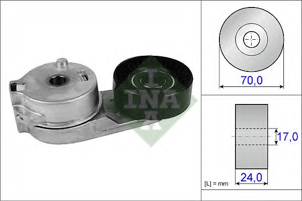 INA 534 0217 10 Натяжитель ремня, клиновой зубча для DODGE CHARGER (Додж Чаргэр) INA 534 0217 10 Натяжитель ремня, клиновой зубча для DODGE CHARGER (Додж Чаргэр)