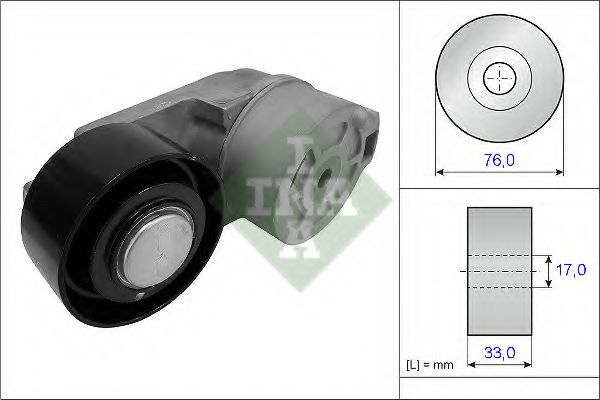 INA 534 0376 10 Натяжитель ремня, клиновой зубча для DODGE RAM 3500 (Додж Рам 3500) INA 534 0376 10 Натяжитель ремня, клиновой зубча для DODGE RAM 3500 (Додж Рам 3500)