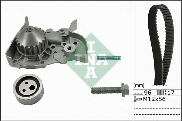 INA 530 0191 30 Комплект ремня ГРМ для RENAULT MEGANE I (Рено Меган 1) INA 530 0191 30 Комплект ремня ГРМ для RENAULT MEGANE I (Рено Меган 1)