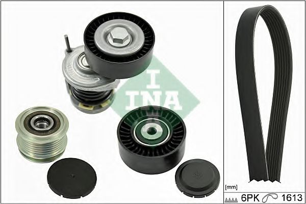 INA 529 0003 10 Поликлиновой ременный комплект 