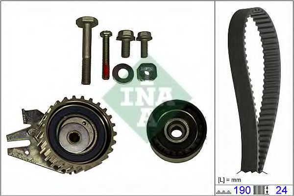 INA 530 0624 10 Комплект ремня ГРМ для FIAT (Фиат) INA 530 0624 10 Комплект ремня ГРМ для FIAT (Фиат)