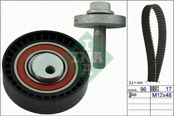 INA 530 0604 10 Комплект ремня ГРМ для DACIA SANDERO (Дача Сандэро) INA 530 0604 10 Комплект ремня ГРМ для DACIA SANDERO (Дача Сандэро)