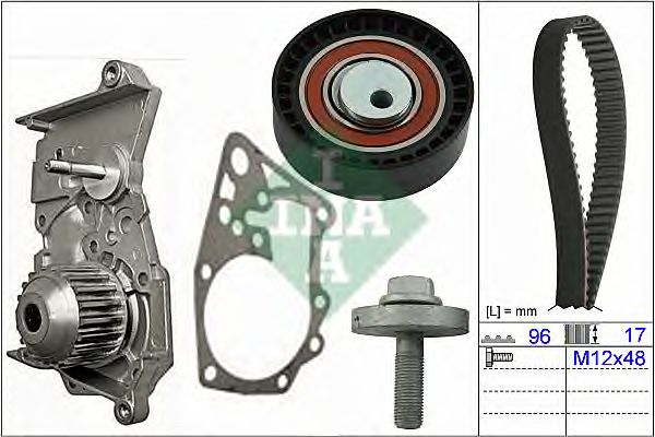 INA 530 0604 30 Комплект ремня ГРМ для DACIA SANDERO (Дача Сандэро) INA 530 0604 30 Комплект ремня ГРМ для DACIA SANDERO (Дача Сандэро)