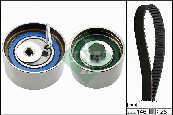 INA 530 0587 10 Комплект ремня ГРМ для DODGE CARAVAN (Додж Караван) INA 530 0587 10 Комплект ремня ГРМ для DODGE CARAVAN (Додж Караван)