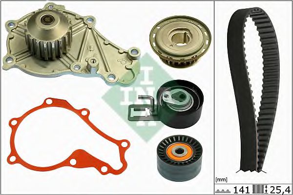 INA 530 0634 30 Комплект ремня ГРМ для FORD NEO COURIER (Форд Нэо cоуриэр) INA 530 0634 30 Комплект ремня ГРМ для FORD NEO COURIER (Форд Нэо cоуриэр)