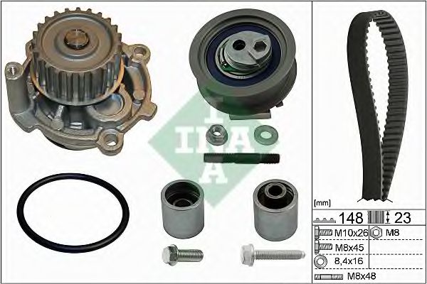INA 530 0445 32 Комплект ремня ГРМ для SEAT ALTEA XL (Сеат Алтэа xл) INA 530 0445 32 Комплект ремня ГРМ для SEAT ALTEA XL (Сеат Алтэа xл)