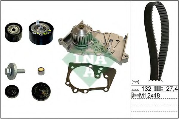 INA 530 0639 30 Комплект ремня ГРМ для RENAULT MEGANE II (Рено Меган 2) INA 530 0639 30 Комплект ремня ГРМ для RENAULT MEGANE II (Рено Меган 2)