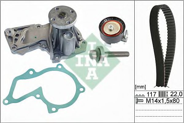 INA 530 0605 30 Комплект ремня ГРМ для FORD FOCUS III (Форд Фокус 3) INA 530 0605 30 Комплект ремня ГРМ для FORD FOCUS III (Форд Фокус 3)