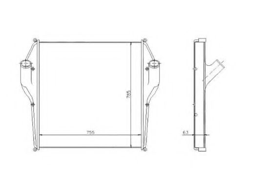 NRF 30220 Интеркулер 