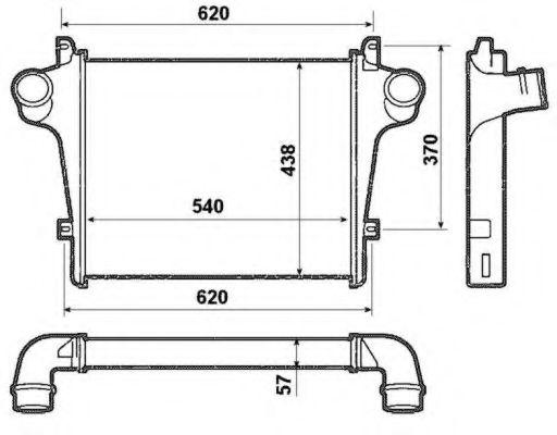 NRF 30231 Интеркулер 