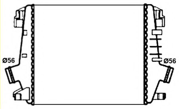 NRF 30272 Интеркулер для OPEL ASTRA J (Опель Астра джи) NRF 30272 Интеркулер для OPEL ASTRA J (Опель Астра джи)