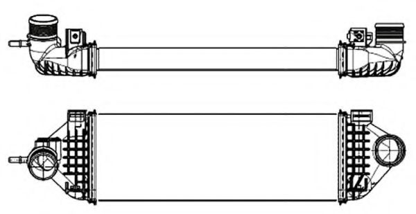 NRF 30325 Интеркулер для FORD (Форд) NRF 30325 Интеркулер для FORD (Форд)