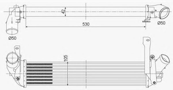 NRF 30353 Интеркулер 