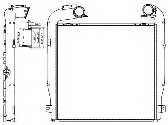 NRF 30361 Интеркулер 