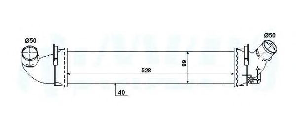 NRF 30380 Интеркулер 