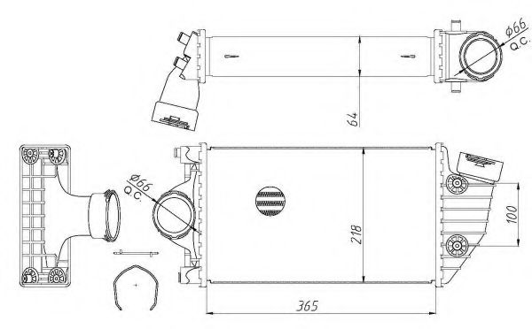 NRF 30441 Интеркулер 