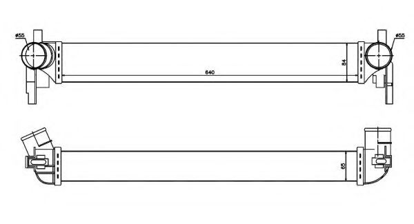 NRF 30530 Интеркулер 