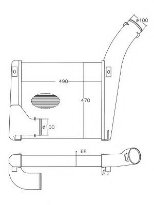 NRF 30551 Интеркулер 