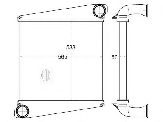 NRF 30555 Интеркулер 