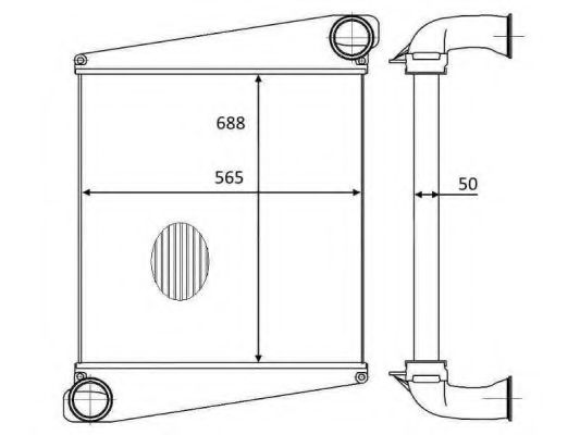 NRF 30557 Интеркулер 