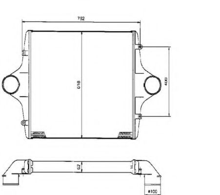 NRF 309015 Интеркулер 