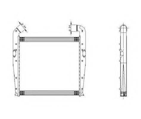NRF 309018 Интеркулер 